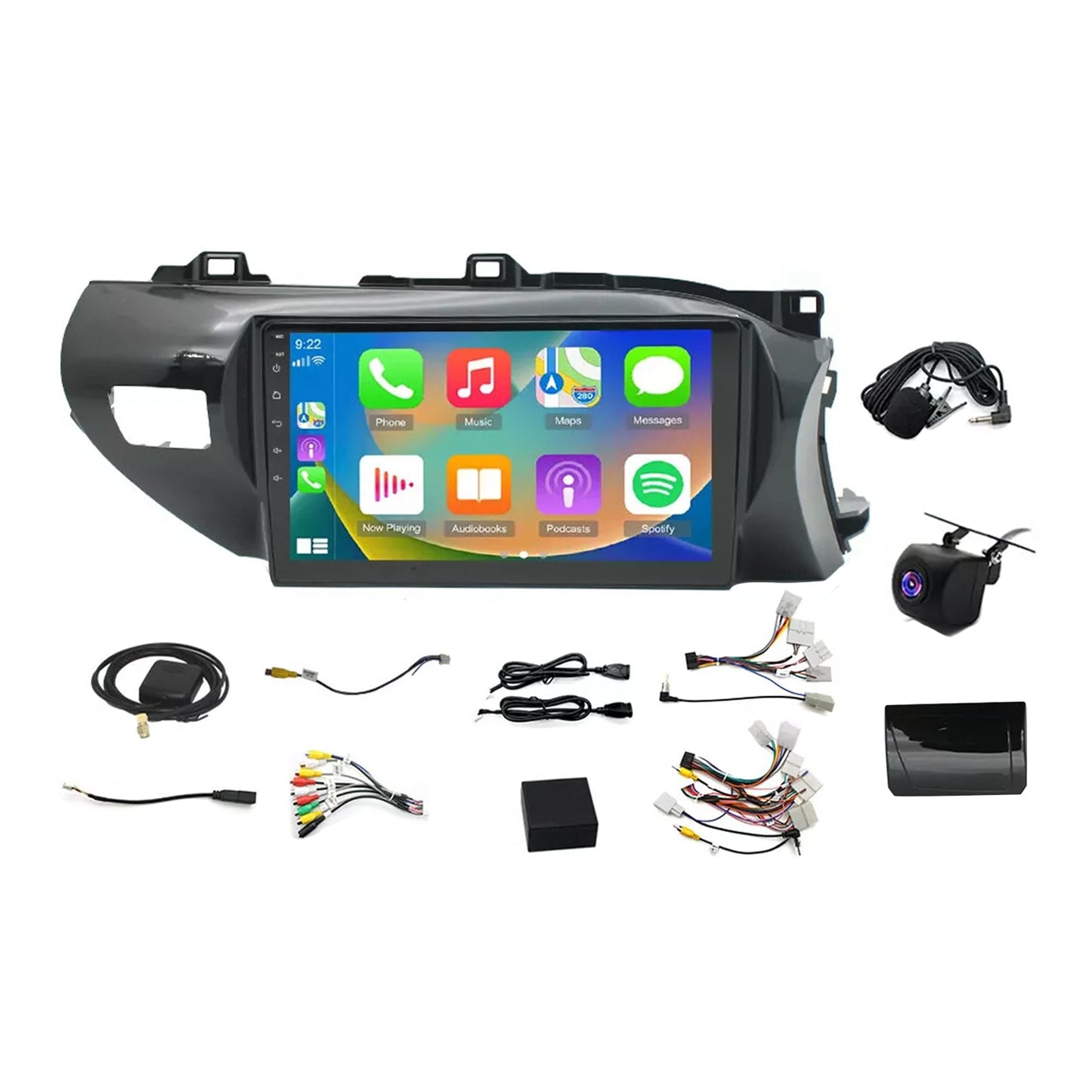 CarPlay Radio Head Unit Suitable For Toyota Hilux 15-22 Android 14 Apple 4+64G-0