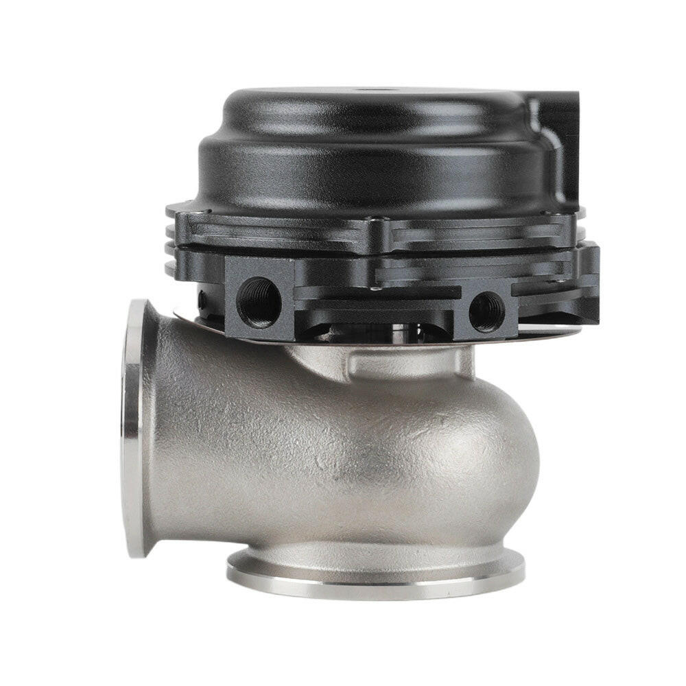 44mm Black Aluminum External Cooled Turbo Wastegate With V-Band Flanges Set-3