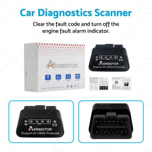 ELM327 WiFi OBD2 Car Diagnostics Scanner Code Reader Suitable For iOS Android-1