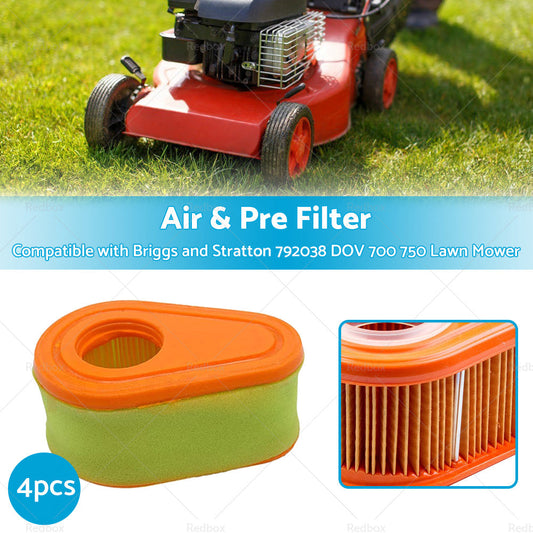 4xAir Filter Suitable ForSelected Briggs Dov Motors 700 750 100607 100802 792038-1