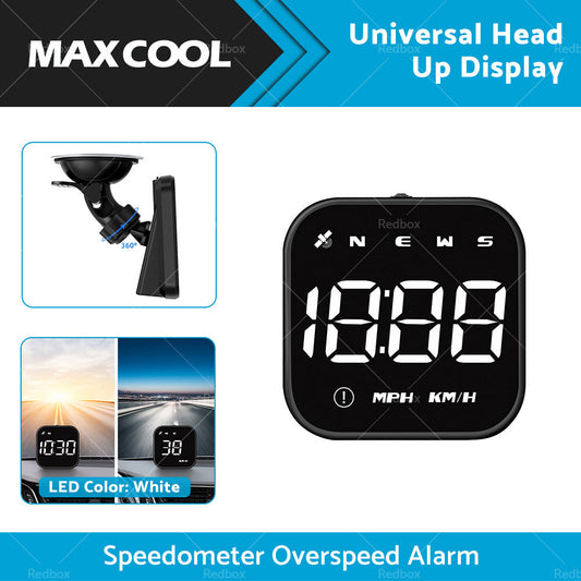 HUD Head Up Display Car LED Digital GPS Speedometer Universal Overspeed Alarm-1