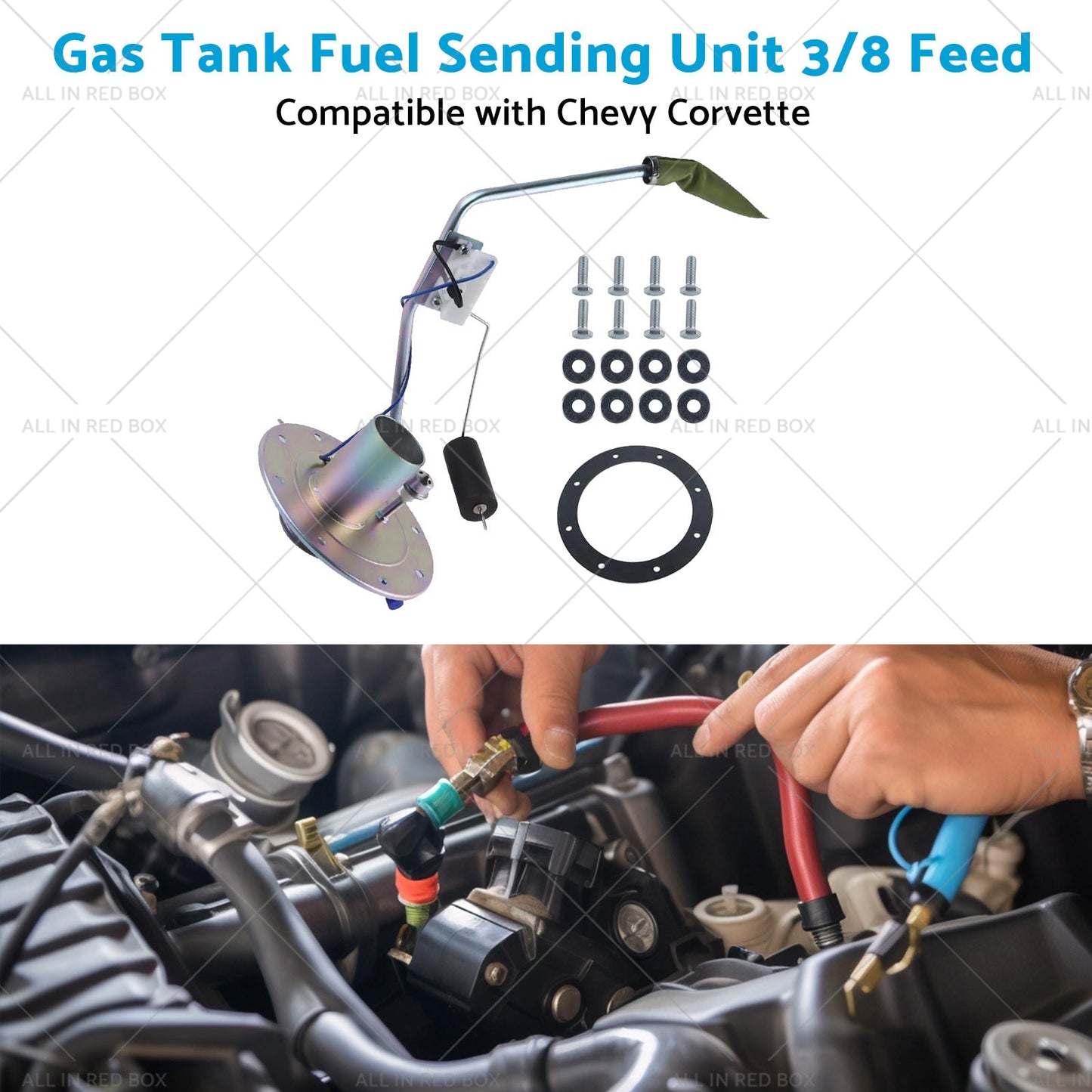 Gas Tank Fuel Sending Unit 3 8 Feed Suitable for Chevy Corvette 78-81 AM39086513-4