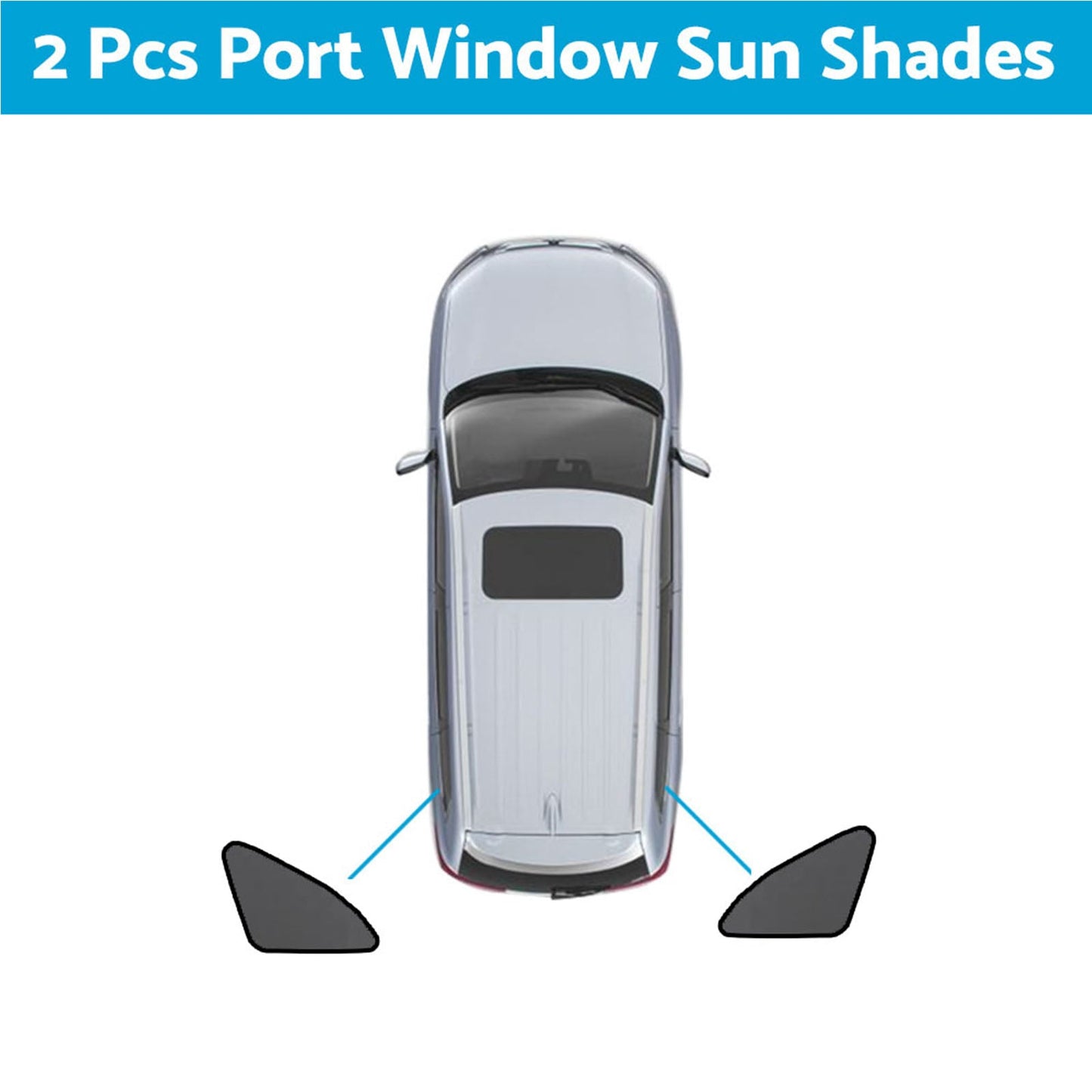 Magnetic Mesh Sun Blind Shades Suitable for Audi Q5 8R 2009–2016 On Front Rear-4