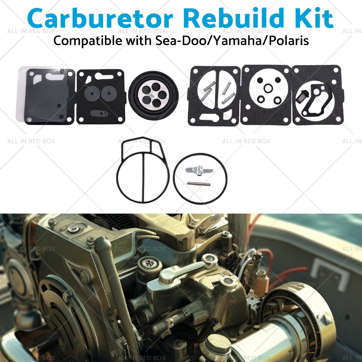 Carburetor Carb Rebuild Repair Jet Kit Suitable Sea-Doo SP SPI SPX HX GS GSI GSX-4
