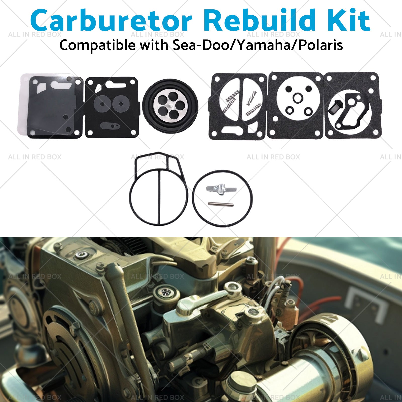 Carburetor Carb Rebuild Repair Jet Kit Suitable Sea-Doo SP SPI SPX HX GS GSI GSX-4