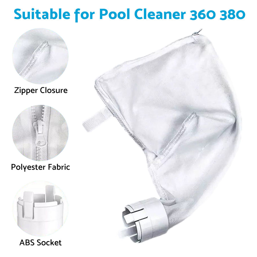 2PCS Pool Cleaner All Purpose Bag Suitable for 280 480 Pool Cleaner Zippered K13-1