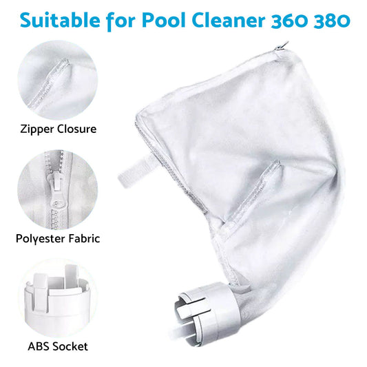 2PCS Pool Cleaner All Purpose Bag Suitable for 280 480 Pool Cleaner Zippered K13-1