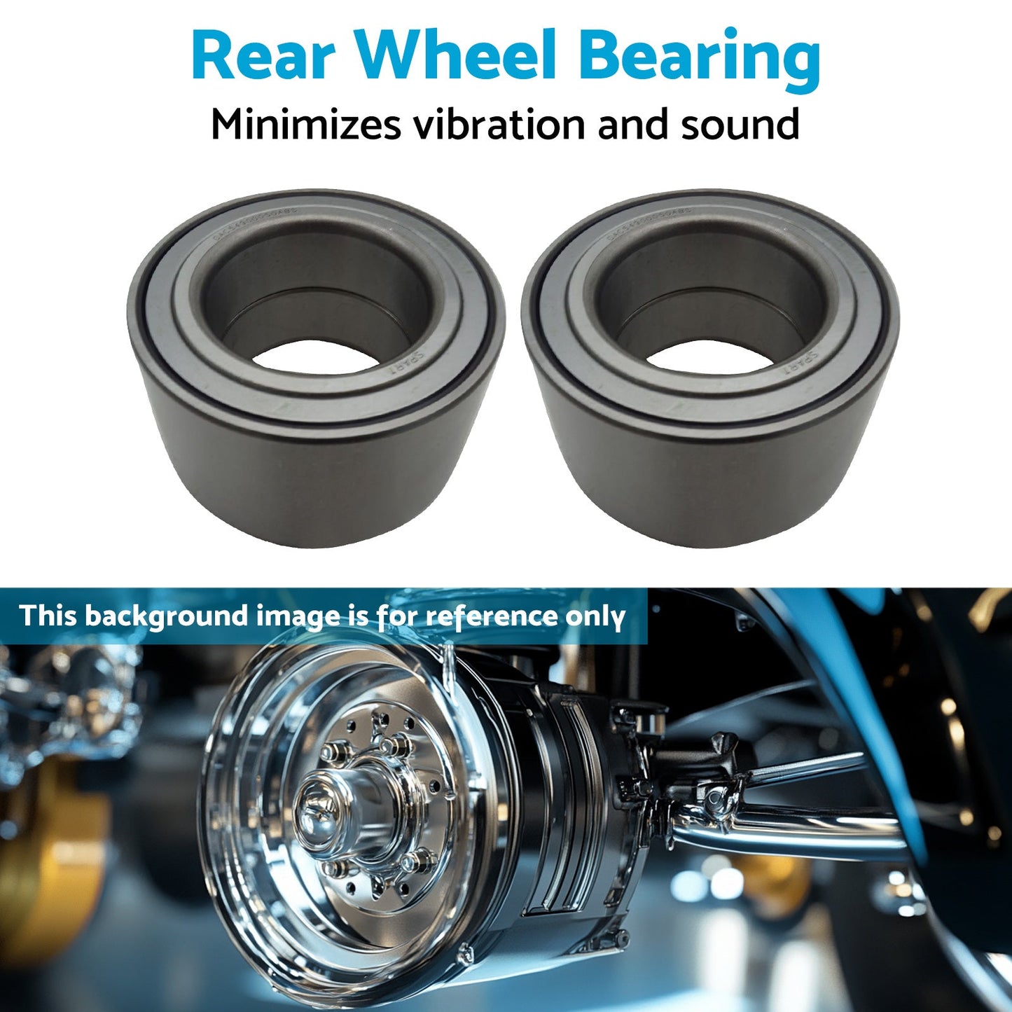 2x Rear Wheel Bearing Suitable For Holden Commodore VE VF HSV Sedan Ute Wagon-4