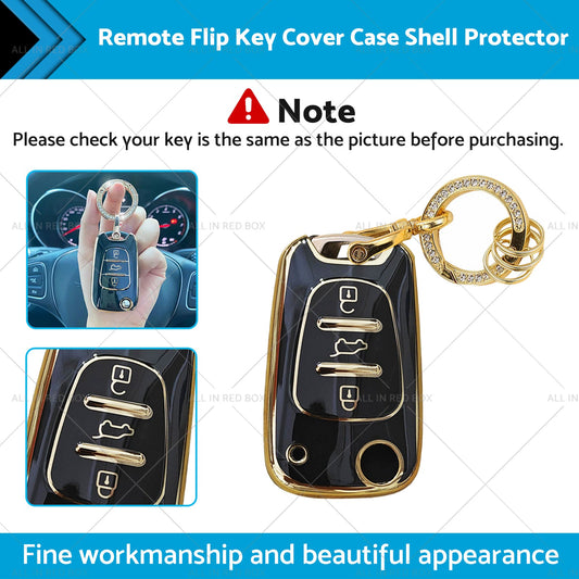Remote Flip Key Cover Case Shell Protector Suitable For Hyundai i30 ix35-1