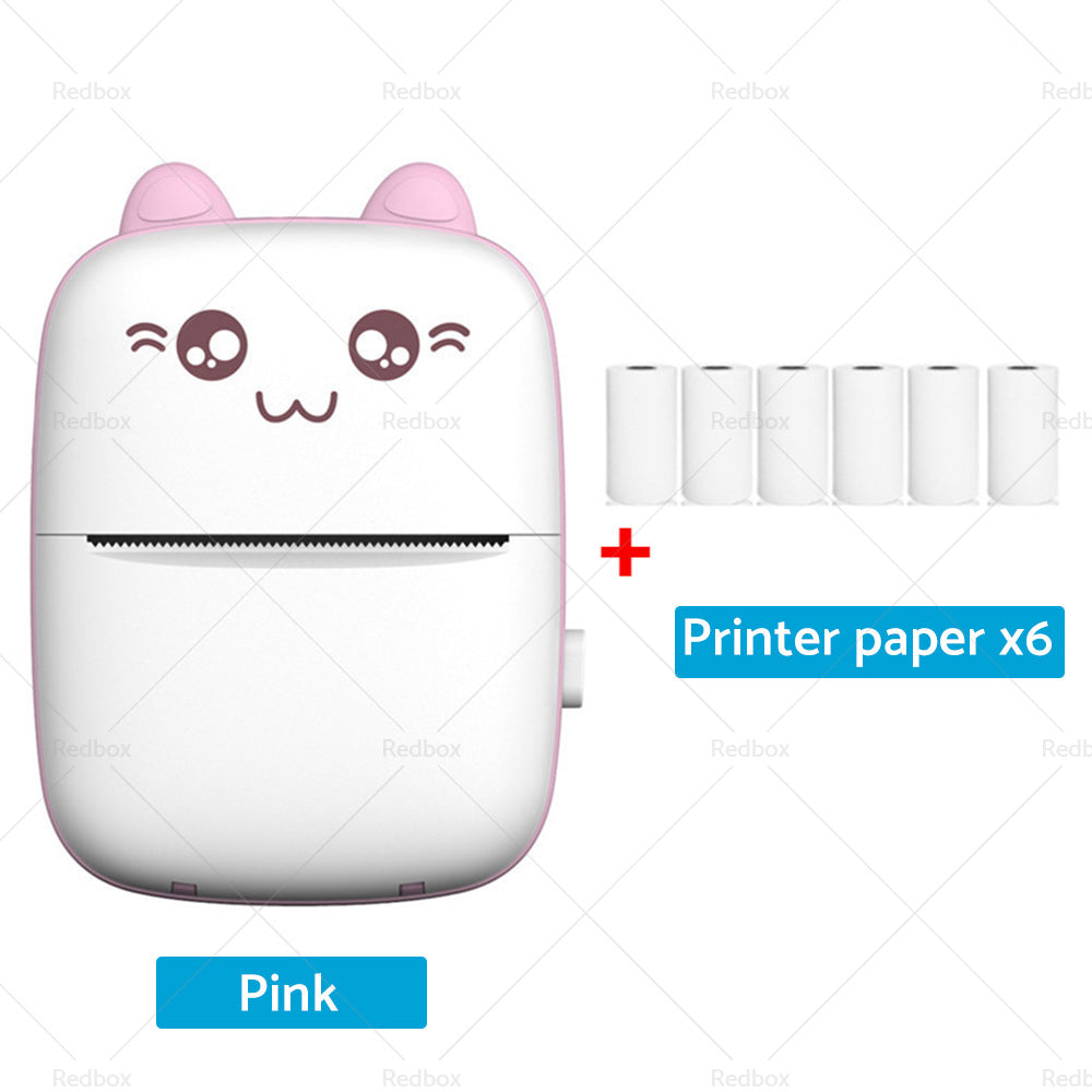 Pocket Thermal Printer Mini Blue-tooth Mobile Phone Label Photo Printing Machine-6