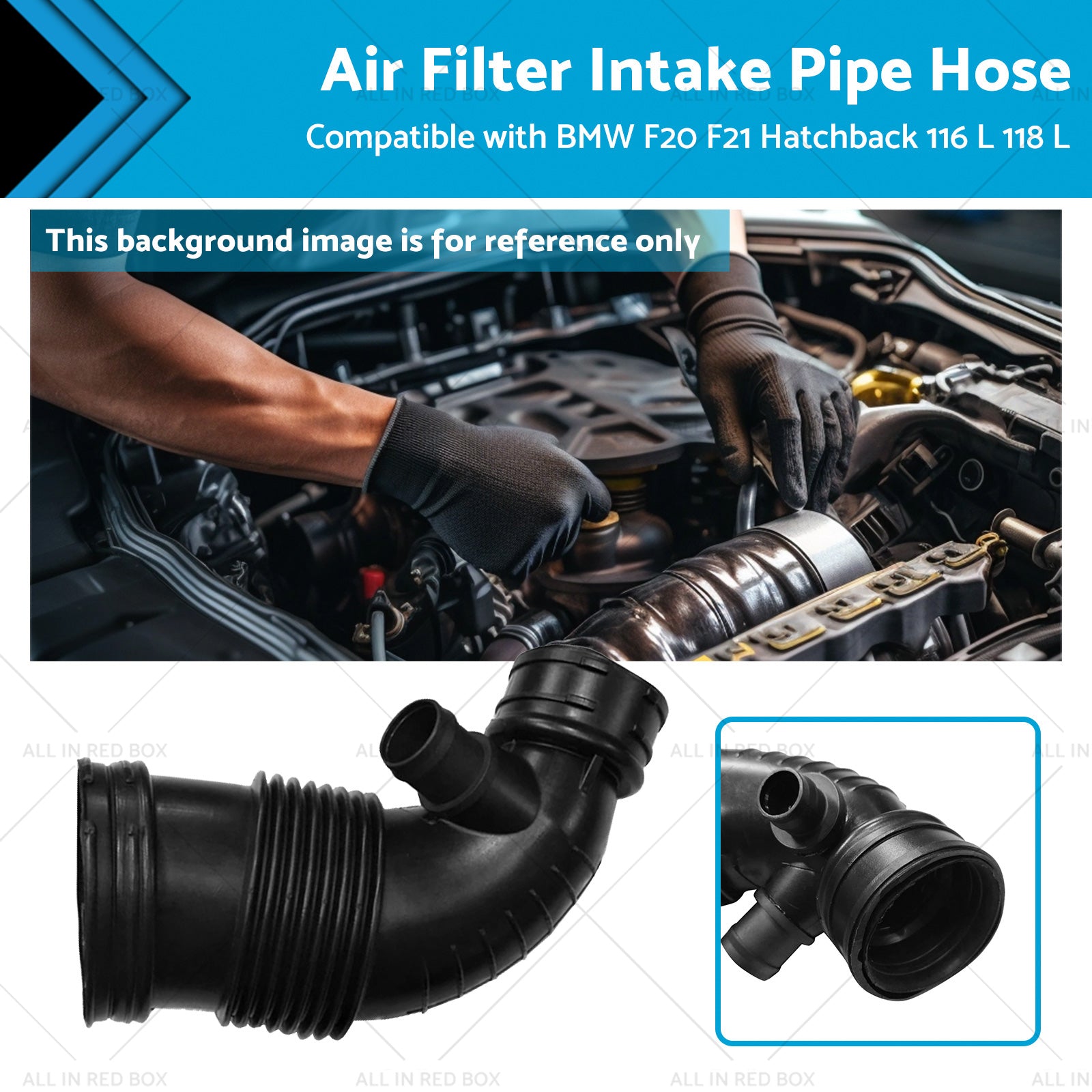 Air Filter Intake Pipe Hose Suitable for BMW F20 F21 Hatchback 10-15 118L 116L-0