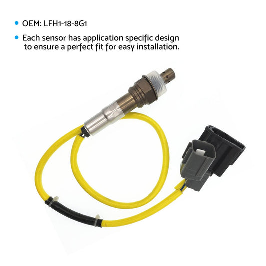O2 Lambda Oxygen Sensor For Mazda 3 6 GG GY 2002-2007 1. 8 2. 0 2. 3 LFH1-18-8G1-0
