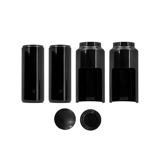 Black Fork Cover Set For Harley Softail M8 Street Bob 2018-2022 Full-1