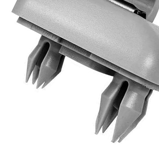 2x Sun Visor Clip Holder Hook Bracket Suitable For Audi A3 A4 Q3 Q5 TT Grey-0