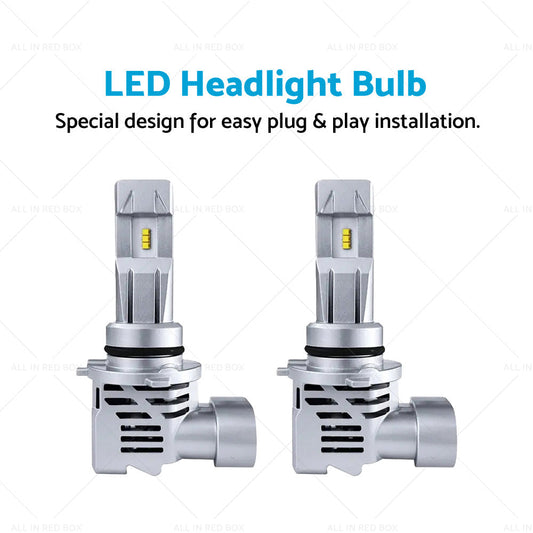 9006 HB4 9012 HIR2 LED Headlight Kit Bulbs 6000K White Fog Light Globe Lamp-1