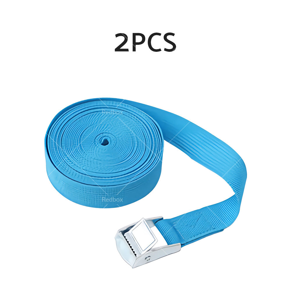 2/4pcs Metal Buckle Cam Tie Down Strap Heavy Lugga Cargo Ratchet Lashing Rope 2M-12
