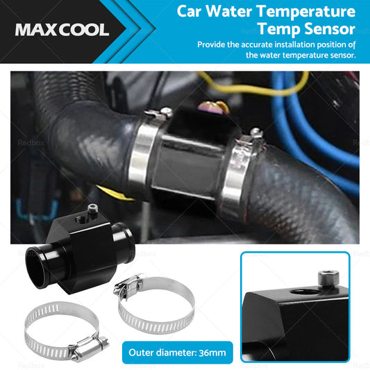 36mm Car Water Temperature Temp Sensor Gauge Radiator Hose Joint Pipe Adapter-0