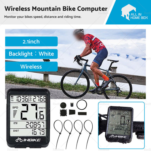 Wireless Mountain Bike Computer Bicycle Speedometer Cycle Odometer Waterproof-0