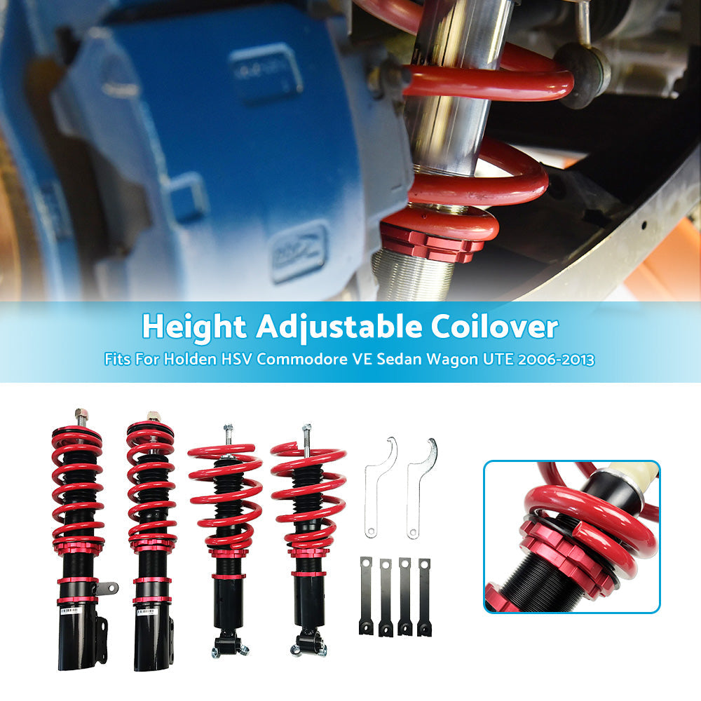 Adjustable Height Coilover Suspension Shock For Holden VE Commodore Sedan Wagon-2