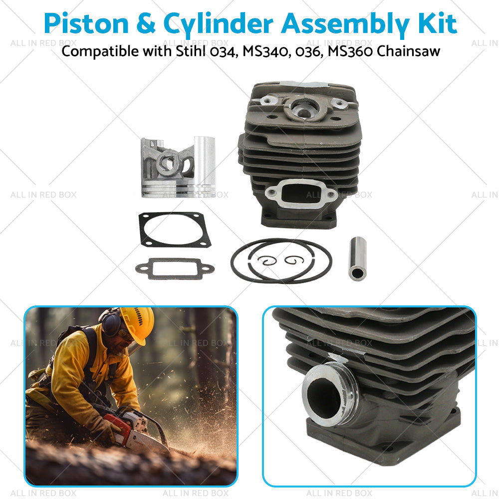 Piston  and  Cylinder Assembly Kit Suitable for Stihl 034 036 MS360 Chainsaw 48mm-3