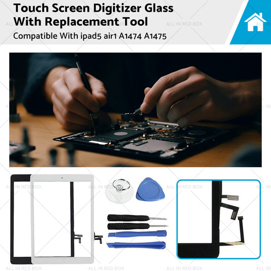 Touch Screen Digitizer Glass With Replacement Tool Suitable For iPad Air 5 A1474 A1475-0
