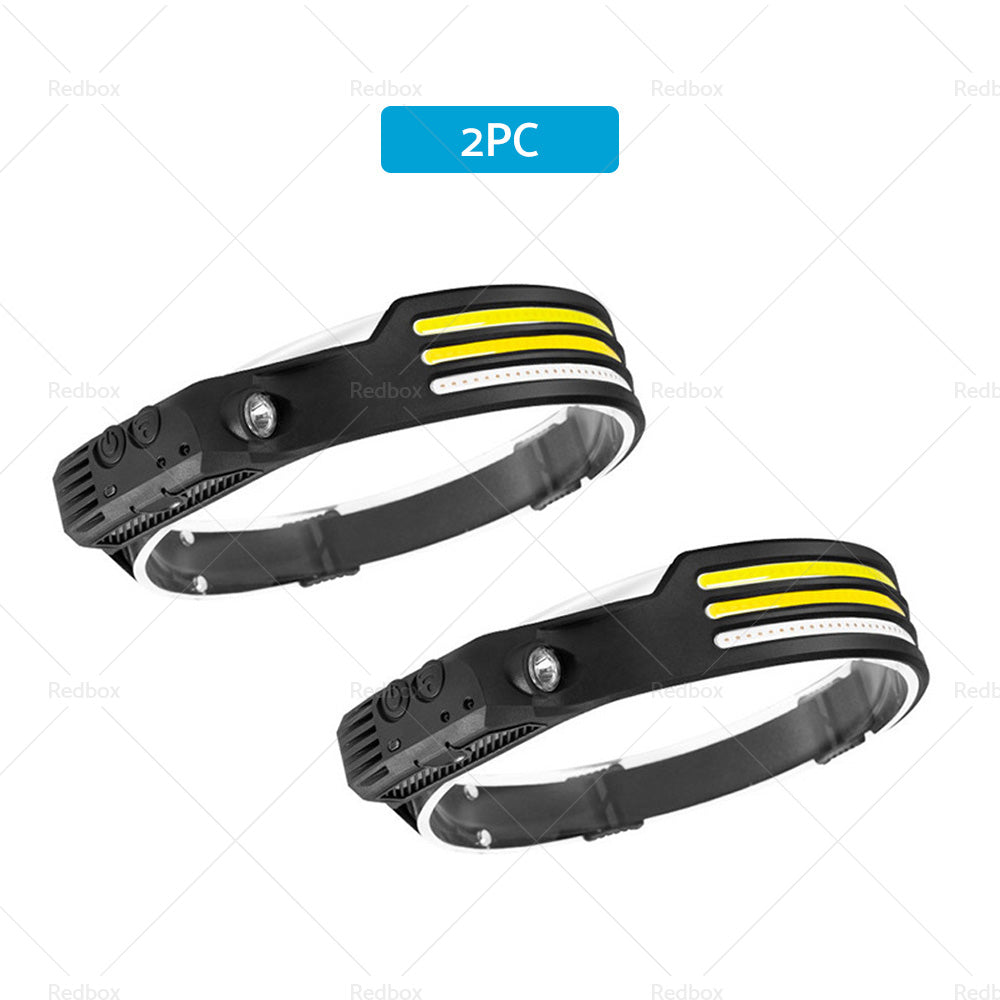 230 Angle LED Headlamp Head Torch Headlight Rechargeable Super Bright-6