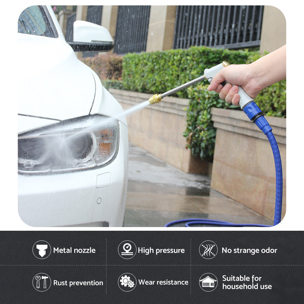 High Pressure Water Hose Nozzle Long Spray Nozzle Garden Hose Garden Car Wash-1