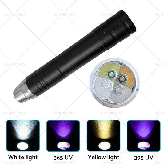 Professional Gemstone Identification Light 4 in1 LED Flashlight Gemologist Tool-1