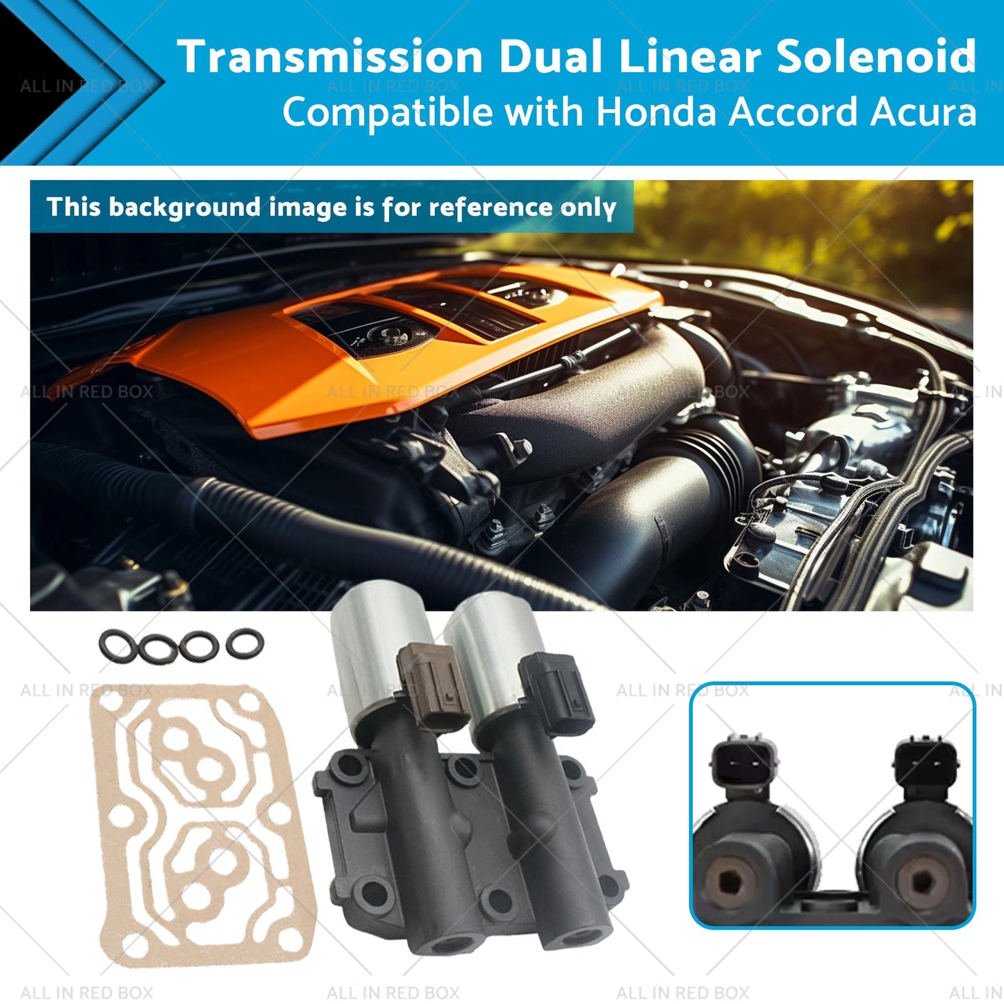 28260-PRP-014 Transmission Dual Linear Solenoid Suitable for Honda Accord Acura-0