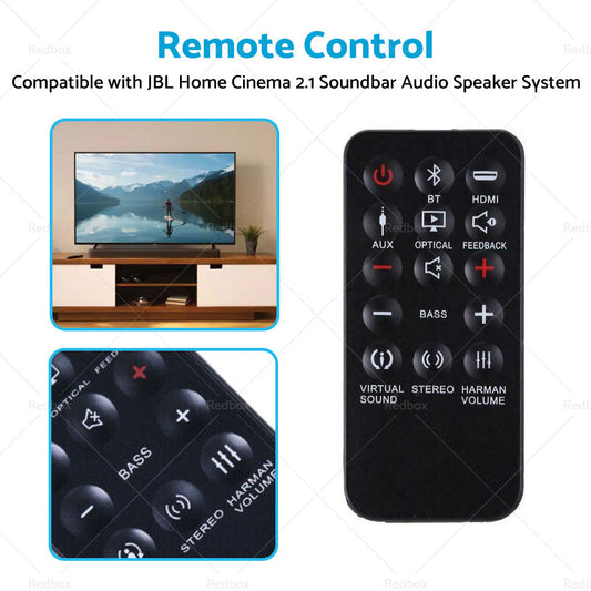 Remote Control Suitable For JBL Home Cinema SB250 SB350 2. 1 AUDIO SPEAKER SYSTEM-1