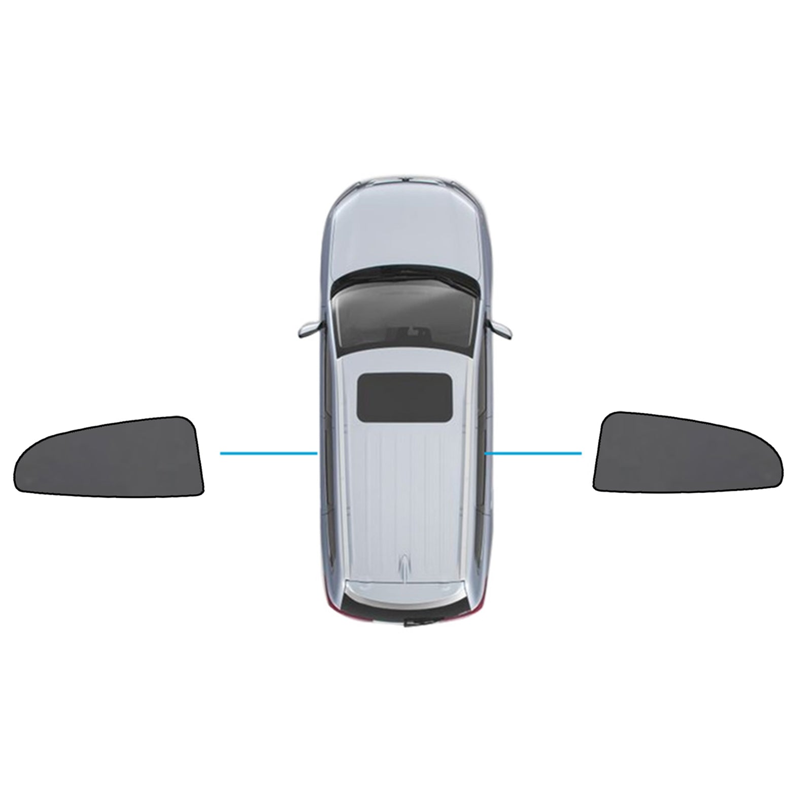 Car Window Sun Blind Suitable for Mercedes Benz GLA Class 2014-2019 Magnetic-0