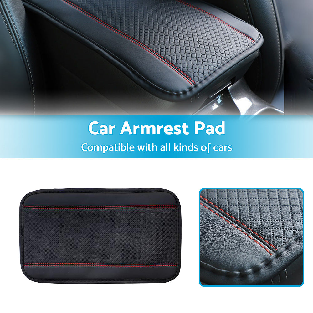 Car Armrest Cushion Cover Center Console Box Pad Protector Accessories Universal-2