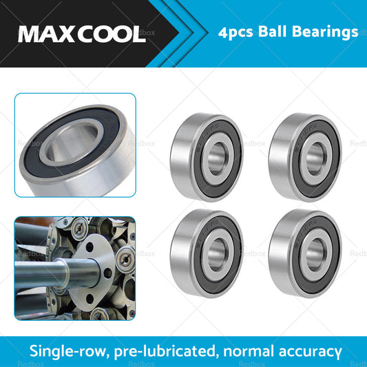 6202-16-2RS 4pcs Ball Bearings Z2 16x35x11mm Double Sealed Chrome Steel-1