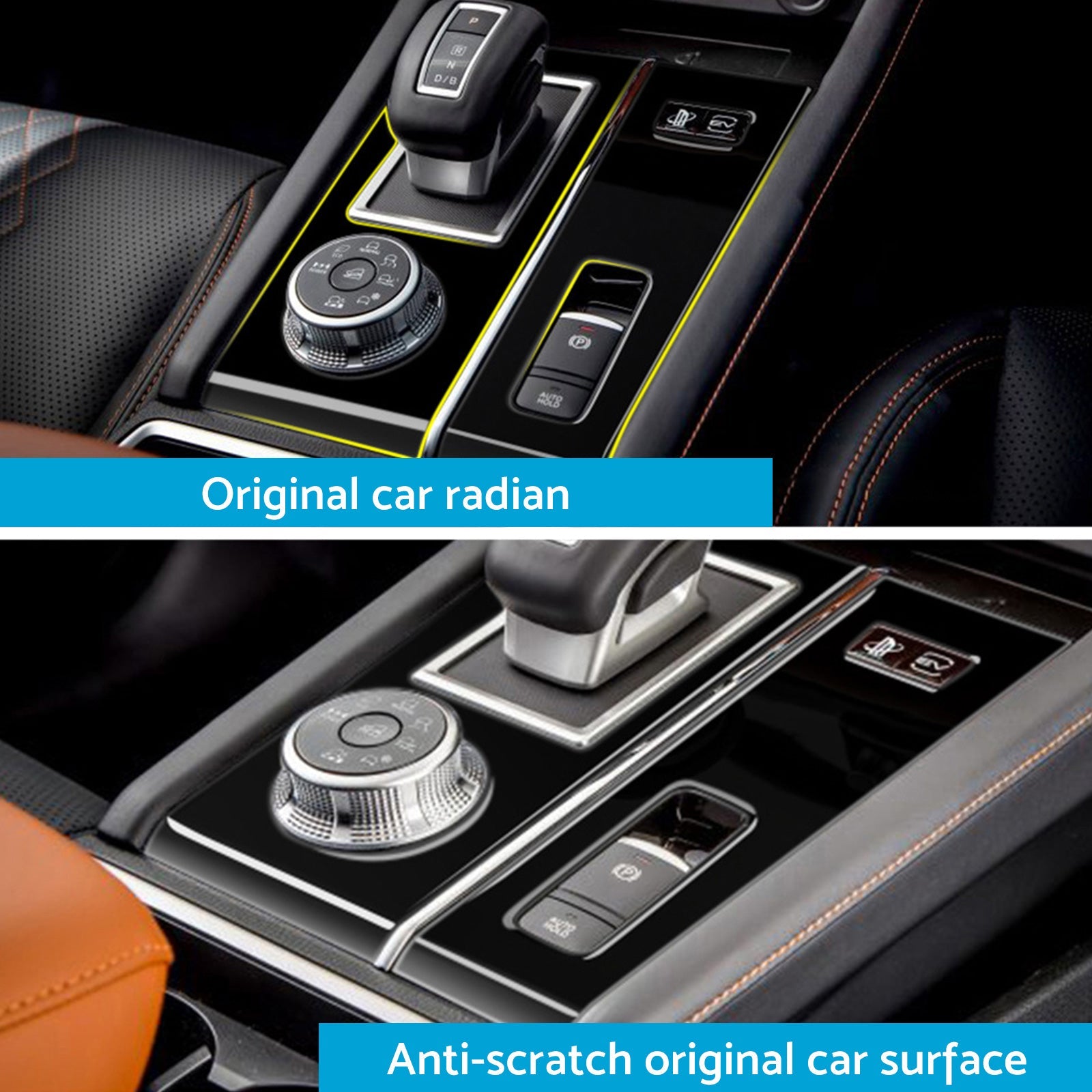 Gear Shift Knob Box Moulding Cover Suitable For Mitsubishi 2023 Car Accessories-4