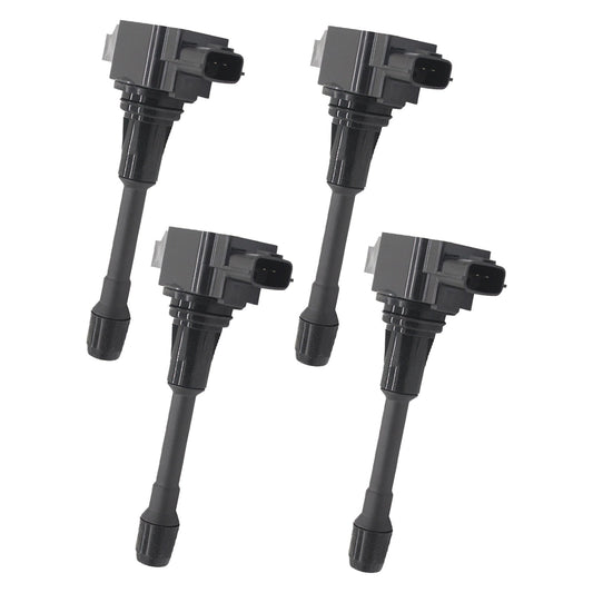 4x Ignition Coils Suitable for Nissan X-Trail Dualis Altima Navara 22448ED000-1