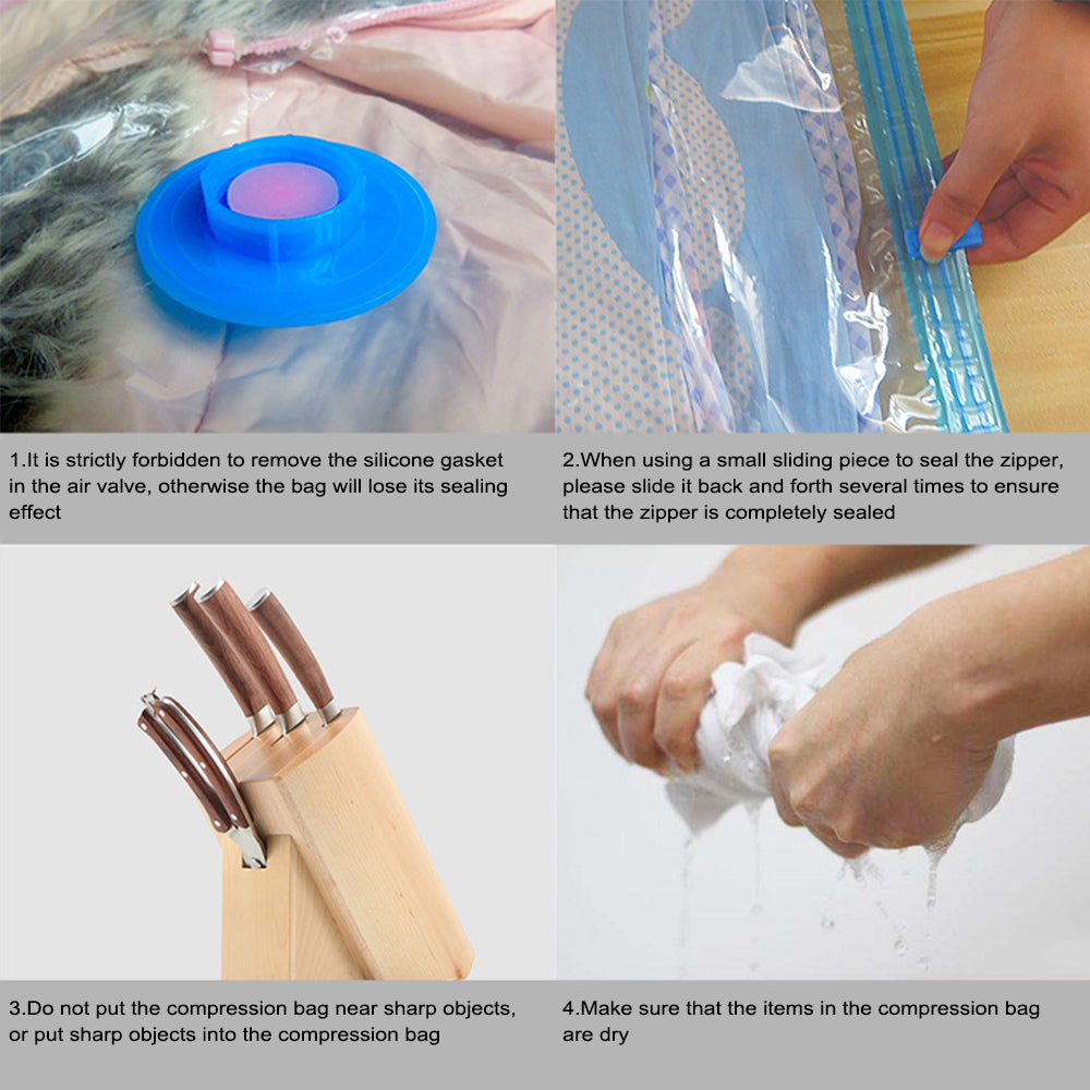 Vacuum Storage Bags Suitable For Clothes Quilts Pillows Cushions Storage-2
