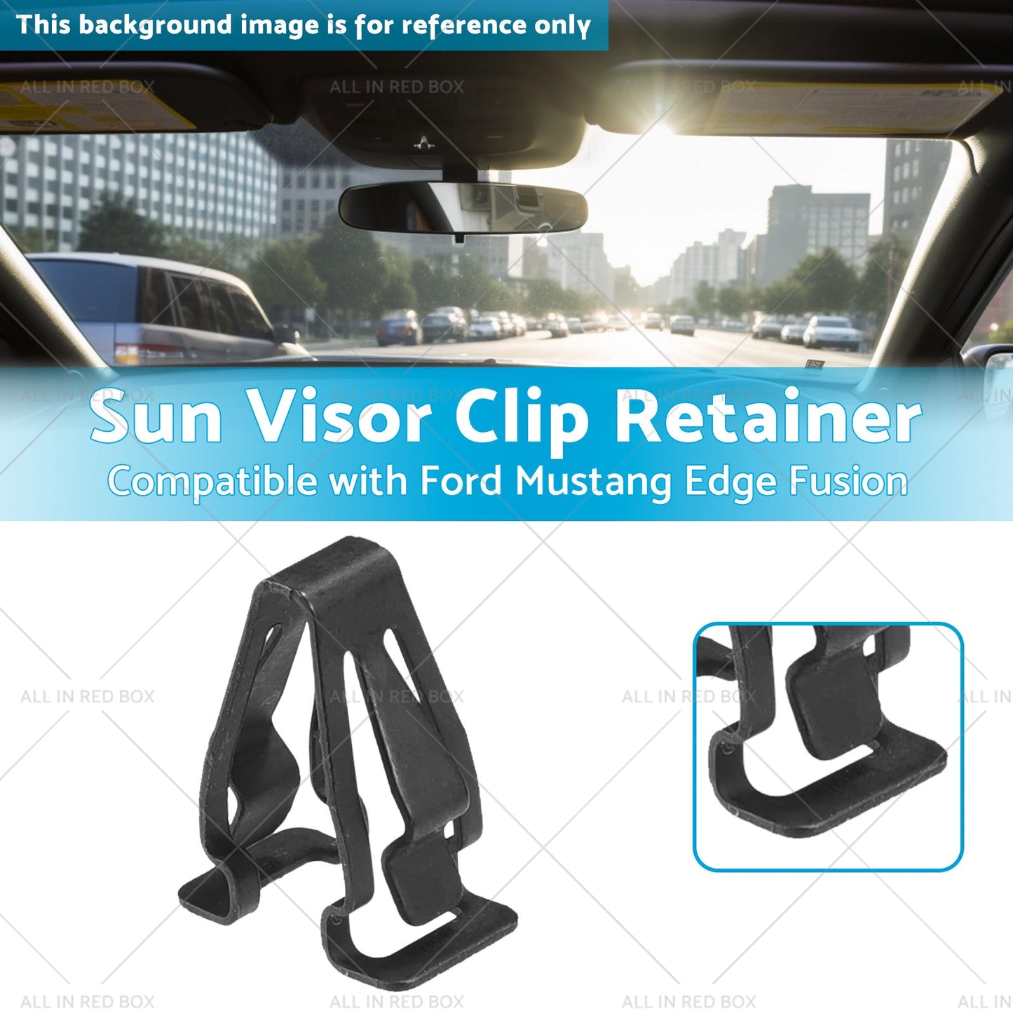 DS7Z-9904132-A Sun Visor Clip Retainer Suitable for Ford Mustang Edge Fusion-2