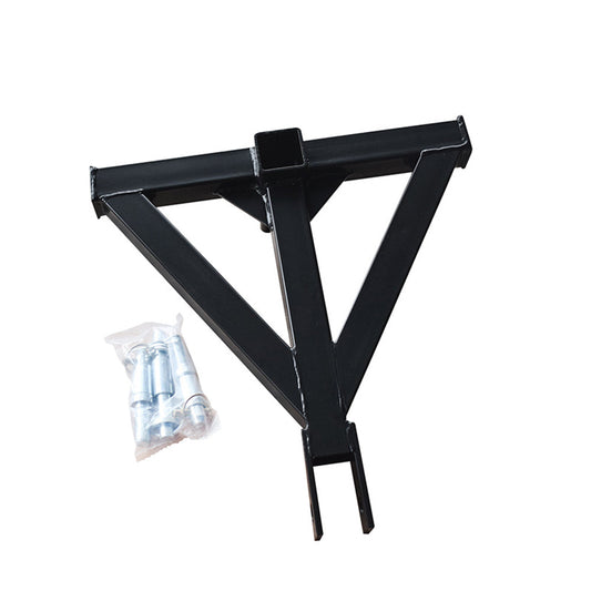 Heavy Duty 3point 2 Receiver Trailer Hitch Cat. 1 Tractor Tow Hook Drawbar-0