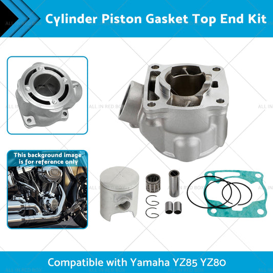 Cylinder Piston Gasket Top End Kit Suitable for Yamaha YZ85 02-18 YZ80 93-01-1