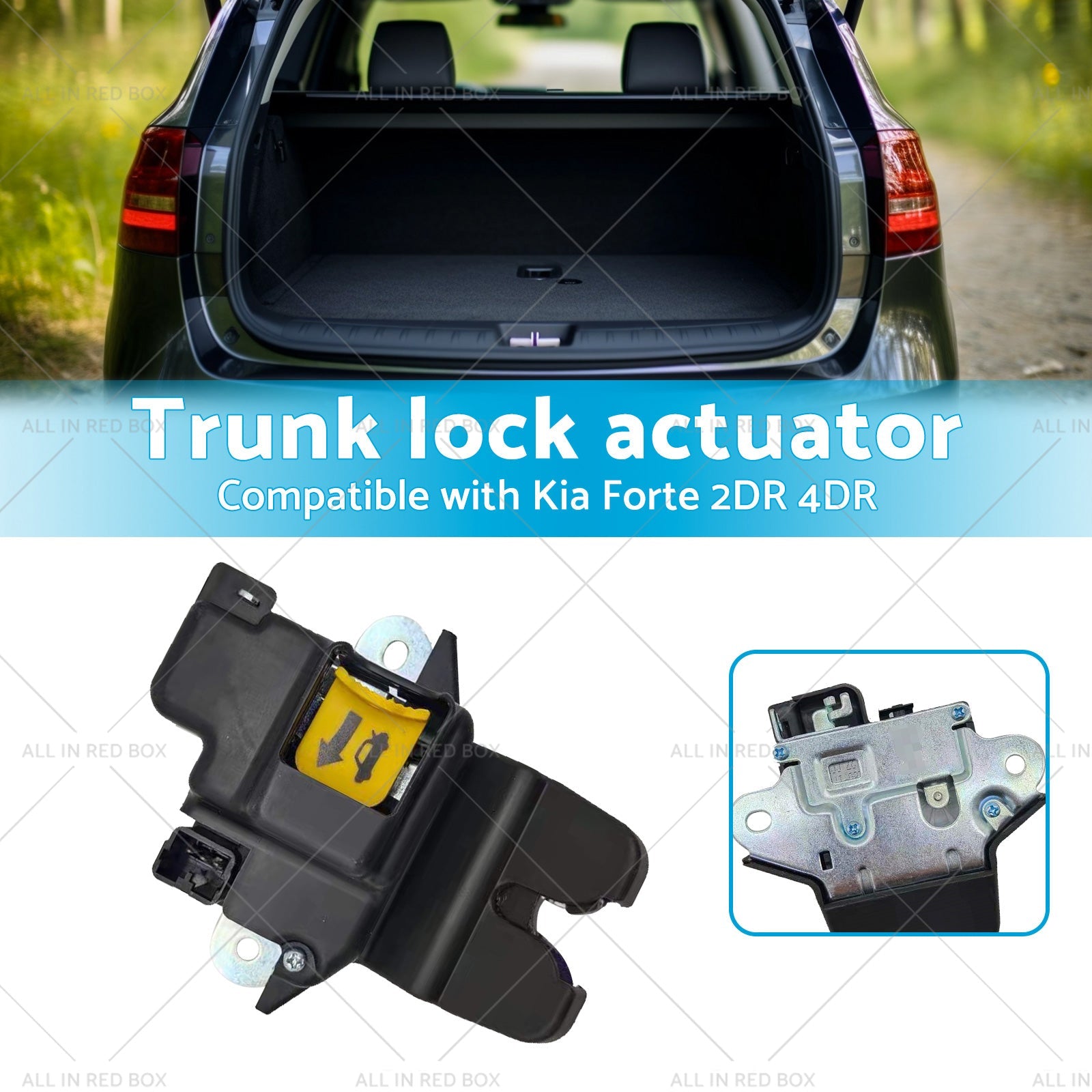 Trunk Lock Actuator Suitable For 2013-2018 Kia Forte 2Dr 4Dr-2