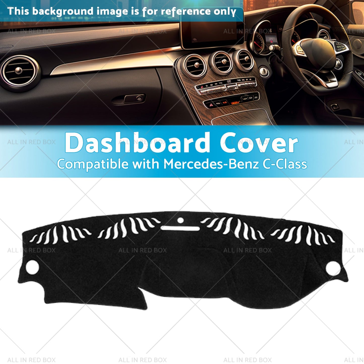 Suitable for Mercedes C-Class W204 6 or 2011-6 or 2014 Dashboard Dash Mat-2