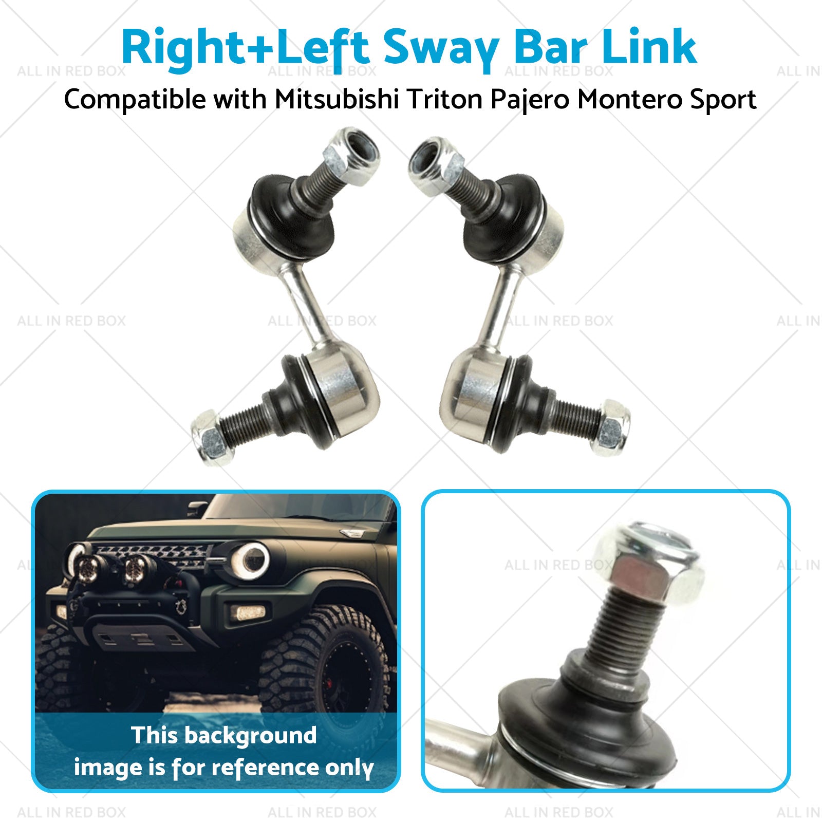 LeftRight Sway Bar Link Suitable for Mitsubishi Triton L200 2WD 4WD 06-15 2x-4
