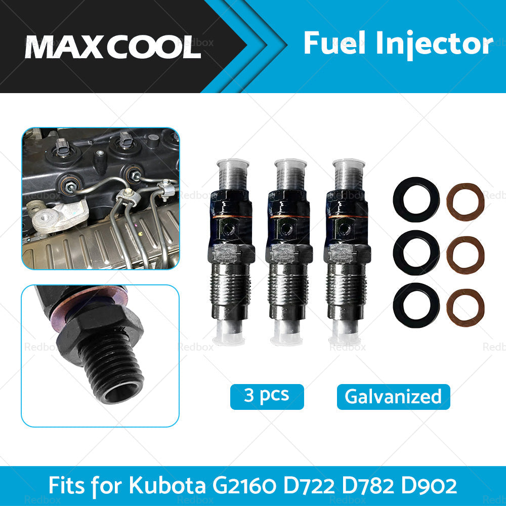 3PCS D722 D782 D902 Fuel Injectors For Kubota BX1860 BX1880 BX2360 16871-53000-2