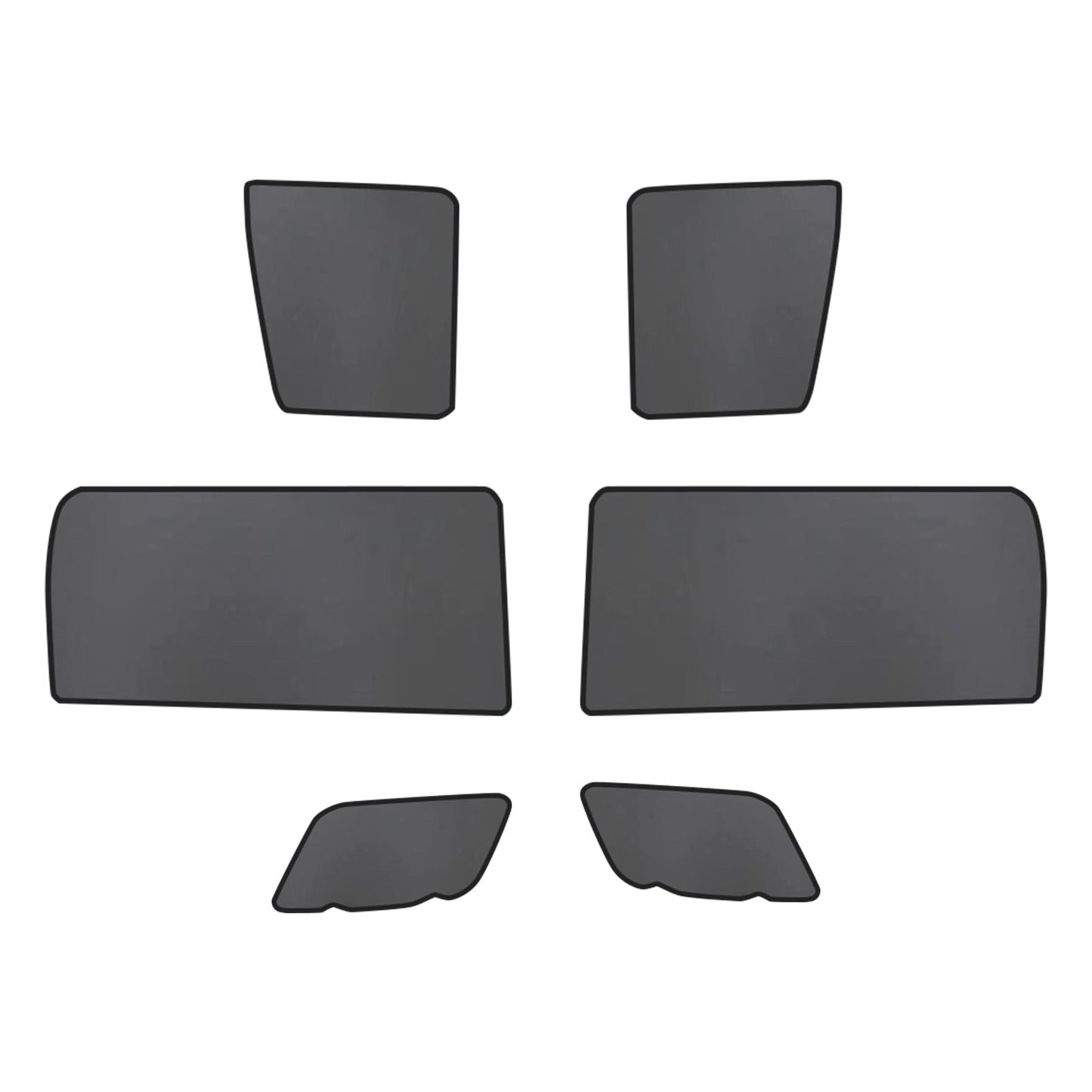 Front & Rear Port Window Magnetic Sun Shade Suitable For Kia Carnival KA4 2020-2023-0