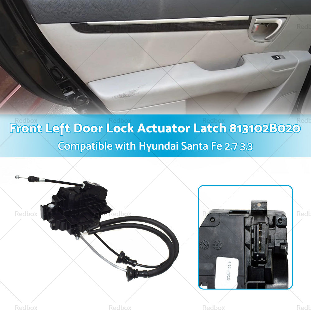 Front Left Door Lock Actuator Latch Fits For Hyundai Santa Fe 2.7 3.3 05-12-2