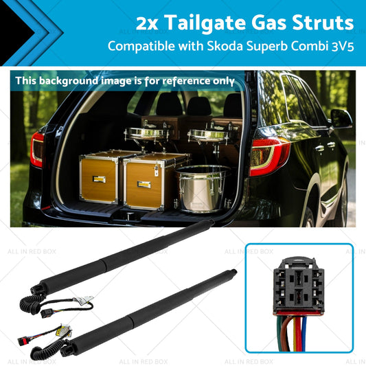 3V9827851B 2x Electric Tailgate Gas Struts Suitable for Skoda Superb Combi 3V5-0