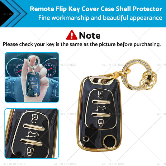 Remote Flip Key Cover Case Shell Protector Suitable For Hyundai i30 ix35-0