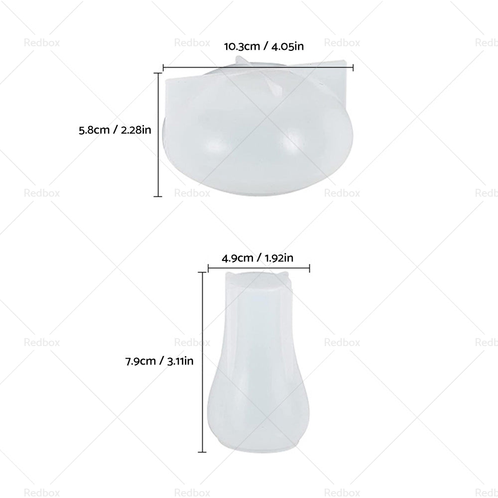 5 Styles Mushroom Epoxy Resin Casting Craft Molds Silicone Molds DIY Home Decor-3