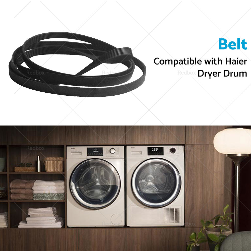 Suitable for Haier DE8060P2 DH9060C1 Dryer Drum Drive Belt 8PH1971 H0180300006B-4