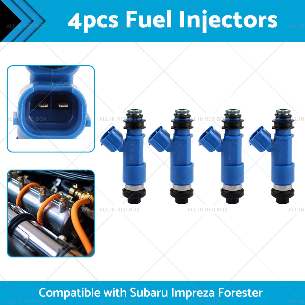 4PCS 565cc Fuel Injector Suitable For Subaru Impreza Forester Legacy 16611-AA720-1